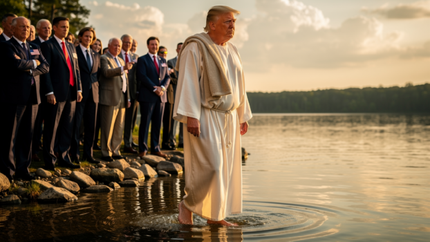 Trump ist doch nicht Jesus 